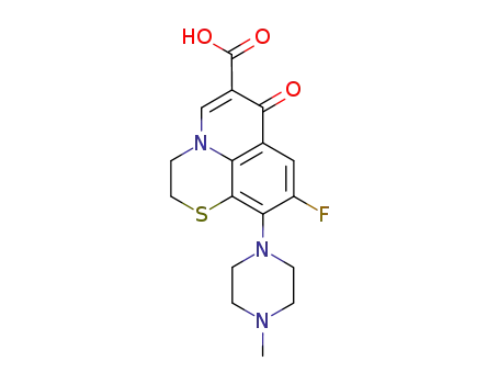 7-Fluoro-6-(4-methylpiperazin-4-ium-1-yl)-10-oxo-4-thia-1-azatricyclo[7.3.1.05,13]trideca-5(13),6,8,11-tetraene-11-carboxylate