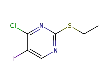 4-chloro-2-ethylthio-5-iodopyrimidine