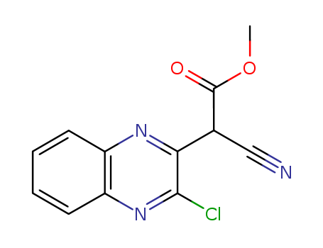 2-Quinoxalineaceticacid, 3-chloro-a-cyano-,methyl ester