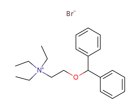 (2- (Diphenylmethoxy) -aethyl)-(triaethyl) -ammoniumbromid [독일어]