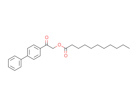 Molecular Structure of 10163-14-1 (2-(biphenyl-4-yl)-2-oxoethyl undecanoate)