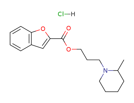 3-[3-(2-methylpiperidin-1-ium-1-yl)propyl]-1-benzofuran-2-carboxylicacid chloride