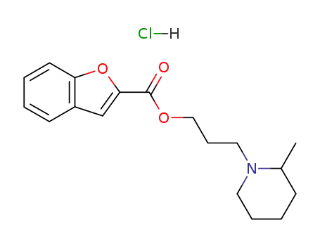 Molecular Structure of 101468-12-6 (1-[3-(2-carboxy-1-benzofuran-3-yl)propyl]-2-methylpiperidinium chloride)