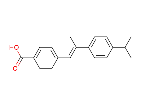 Molecular Structure of 101506-72-3 (4-{(1E)-2-[4-(1-methylethyl)phenyl]prop-1-en-1-yl}benzoic acid)