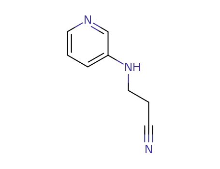 Molecular Structure of 101257-92-5 (Propionitrile, 3-(3-pyridylamino)- (6CI))