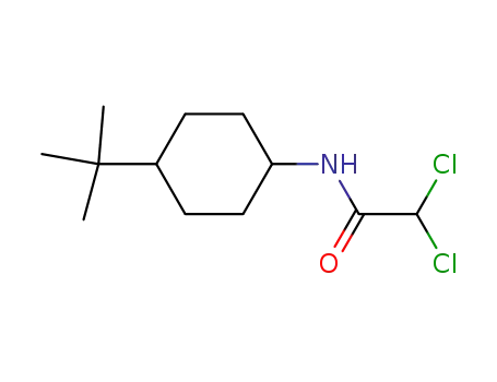 Molecular Structure of 37794-81-3 (2,2-dichloro-N-(4-tert-butylcyclohexyl)acetamide)