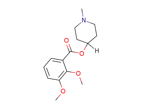 Molecular Structure of 102698-55-5 (2,3-Dimethoxy-benzoic acid 1-methyl-piperidin-4-yl ester)