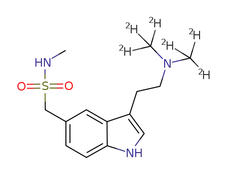 Molecular Structure of 1020764-38-8 (Sumatriptan-d6)