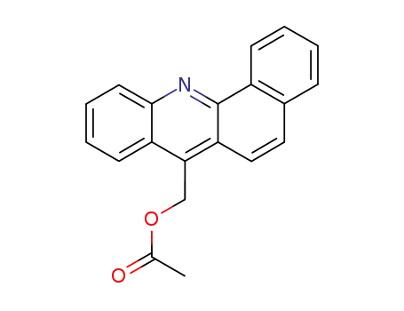 Molecular Structure of 102024-10-2 (benzo[c]acridin-7-ylmethyl acetate)