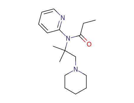 Propionamide, N-(1,1-dimethyl-2-piperidinoethyl)-N-2-pyridyl-, (E)-