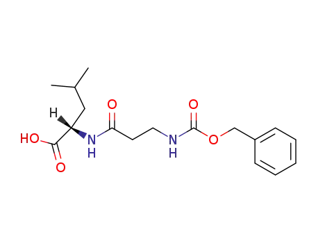 Molecular Structure of 102601-38-7 (Z-BETA-ALA-LEU-OH)