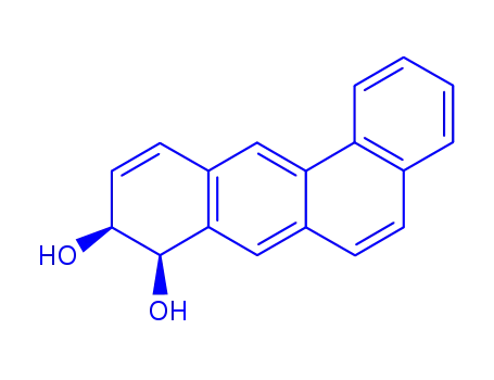 Molecular Structure of 67262-34-4 ((8S,9S)-8,9-dihydrotetraphene-8,9-diol)