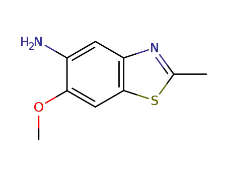 벤조티아졸, 5-아미노-6-메톡시-2-메틸-(6CI)