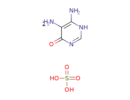 Molecular Structure of 53435-17-9 (4,5-DIAMINO-6-HYDROXYPYRIMIDINE SULFATE)