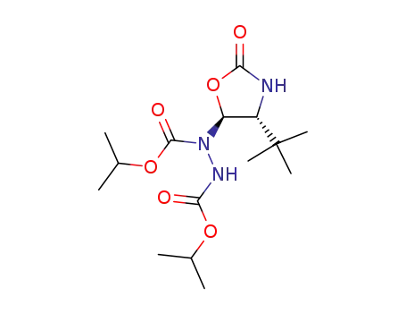 (4R, 5S)-4-tert-butyl-5-(1,2-bis(isopropoxycarbonyl)hydrazino)-2-oxazolidinone