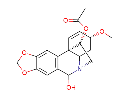 Molecular Structure of 4079-98-5 (C<sub>19</sub>H<sub>21</sub>NO<sub>6</sub>)