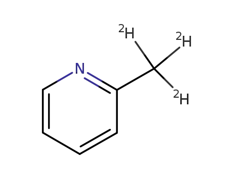 Molecular Structure of 10259-19-5 (2-METHYLPYRIDINE-D7)