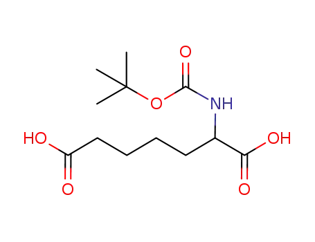 Molecular Structure of 1027776-55-1 (Boc-DL-2-aminoheptanedioic acid)