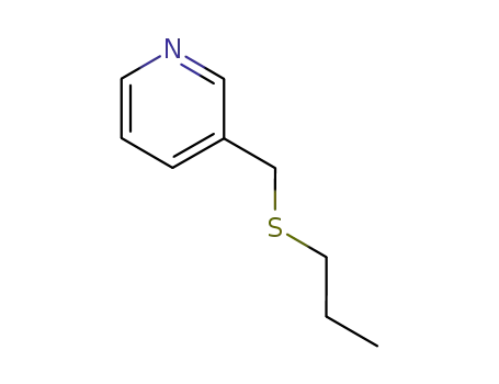 Molecular Structure of 102206-73-5 (3-[(propylsulfanyl)methyl]pyridine)
