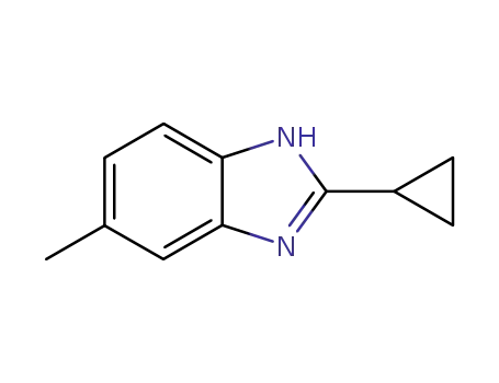 1H-벤즈이미다졸,2-시클로프로필-5-메틸-(9CI)