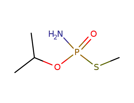 Molecular Structure of 10265-95-9 (S-methyl O-propan-2-yl phosphoramidothioate)