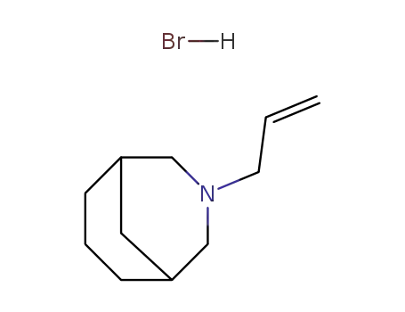 Molecular Structure of 102585-77-3 (3-(prop-2-en-1-yl)-3-azoniabicyclo[3.3.1]nonane bromide)