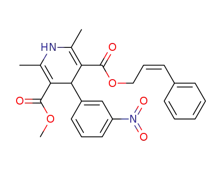 cis-Cinnamyl methyl 4-(3-nitrophenyl)-2,6-dimethyl-1,4-dihydropyridine-3,5-dicarboxylate