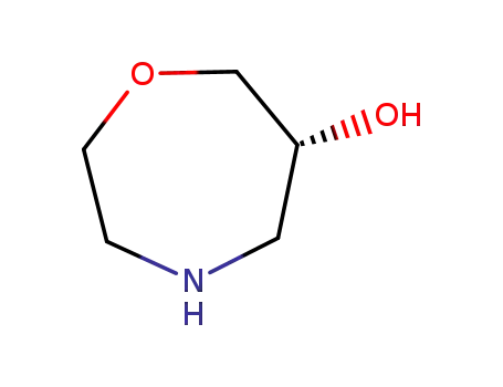 Molecular Structure of 1022915-33-8 ([1,4]Oxazepan-6-ol)
