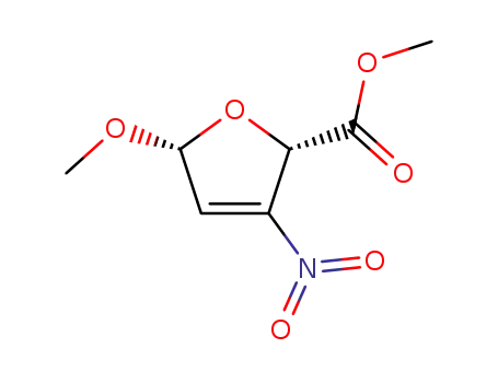 2-Furancarboxylicacid,2,5-dihydro-5-methoxy-3-nitro-,methylester,(2S-cis)-(9CI)