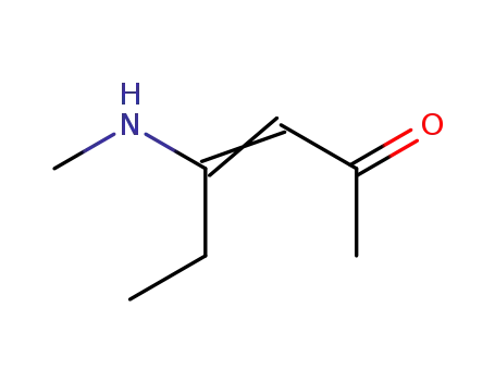Molecular Structure of 182362-48-7 (3-Hexen-2-one, 4-(methylamino)-, (Z)- (9CI))