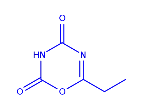 Molecular Structure of 102618-93-9 (2H-1,3,5-Oxadiazine-2,4(3H)-dione,  6-ethyl-)