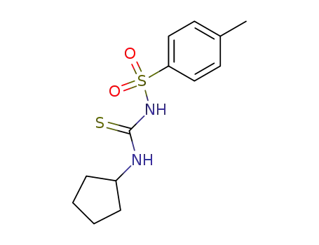 <i>N</i>-cyclopentyl-<i>N</i>'-(toluene-4-sulfonyl)-thiourea