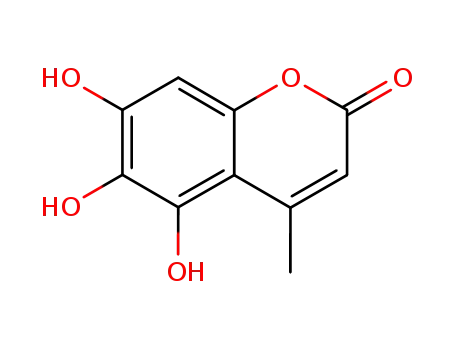 쿠마린, 5,6,7-트리히드록시-4-메틸-(6CI)