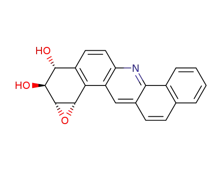 Molecular Structure of 125276-72-4 ((1aS,2S,3R,13cR)-1a,2,3,13c-tetrahydrobenzo[h][1]benzoxireno[2,3-a]acridine-2,3-diol)