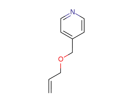 Molecular Structure of 102547-80-8 (Pyridine, 4-[(2-propenyloxy)methyl]- (9CI))