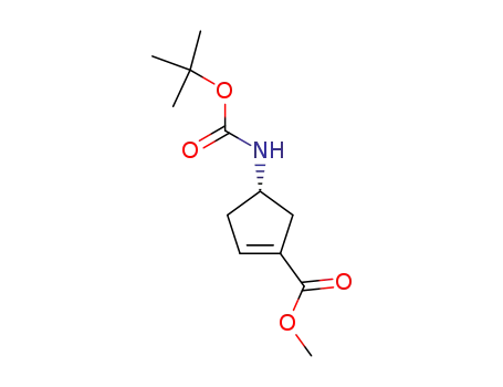 methyl (4S)-4-{[(tert-butoxy)carbonyl]amino}cyclopent-1-ene-1-carboxylate