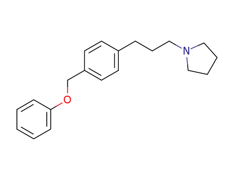 Molecular Structure of 102239-24-7 (1-{3-[4-(phenoxymethyl)phenyl]propyl}pyrrolidine)