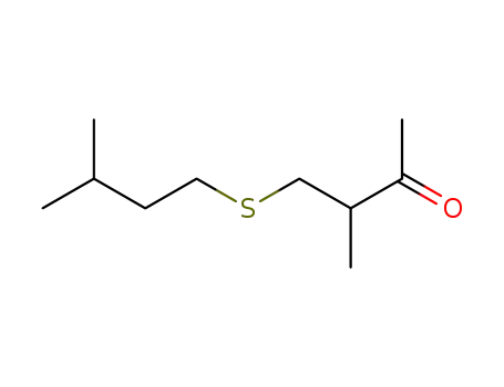 3-Methyl-4-(3-methyl-butylsulfanyl)-butan-2-one
