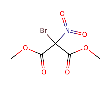 Molecular Structure of 42065-96-3 (Propanedioicacid, 2-bromo-2-nitro-, 1,3-dimethyl ester)