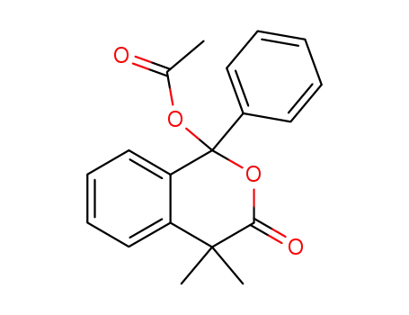 4,4-Dimethyl-3-oxo-1-phenyl-3,4-dihydro-1H-isochromen-1-yl acetate