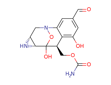 3,9-Epoxy-3H-azirino[2,3-c][1]benzazocine-5-carboxaldehyde,8-[[(aminocarbonyl)oxy]methyl]-1,1a,2,8,9,9a-hexahydro-7,9-dihydroxy-,(1aS,3R,8R,9R,9aS)-