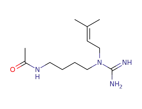 Acetamide, N-(4-(1-(3-methyl-2-butenyl)guanidino)butyl)-