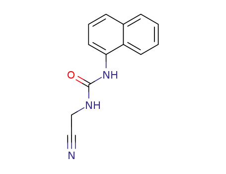 Molecular Structure of 102433-06-7 (3-Cyanomethyl-1-(1-naphthyl)urea)