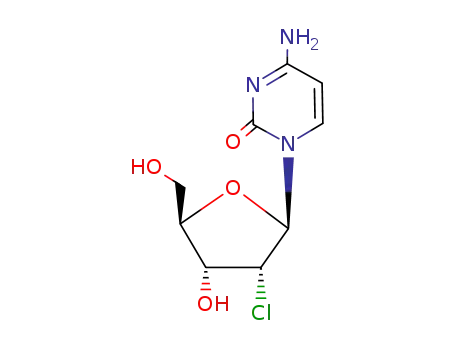 Molecular Structure of 10212-19-8 (2'-CHLORO-2'-DEOXYCYTIDINE)
