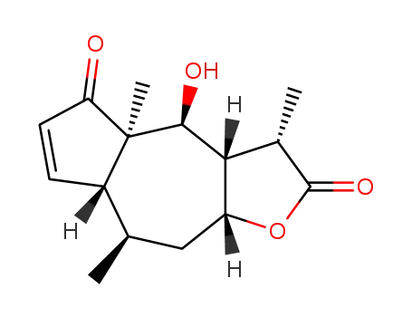 Molecular Structure of 10257-13-3 (desacetyl-1-isotenulin)