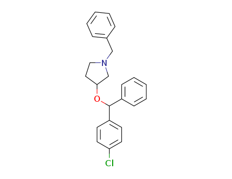Pyrrolidine,3-[(4-chlorophenyl)phenylmethoxy]-1-(phenylmethyl)-