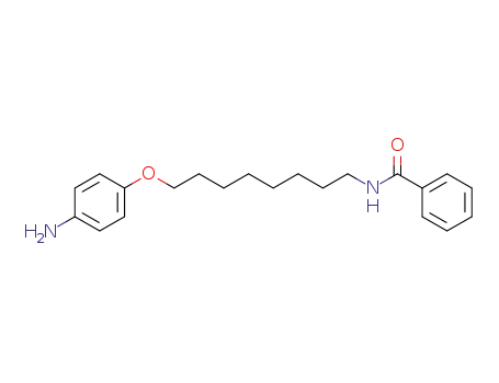 Molecular Structure of 102453-56-5 (N-[8-(4-aminophenoxy)octyl]benzamide)