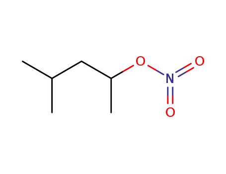 Molecular Structure of 102014-65-3 (4-methylpentan-2-yl nitrate)