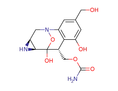 3,9-Epoxy-3H-azirino(2,3-c)(1)benzazocine-5,8-dimethanol, 1,1a,2,8,9,9a-hexahydro-7,9-dihydroxy-, alpha(8)-carbamate