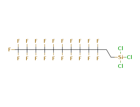 Silane,trichloro(3,3,4,4,5,5,6,6,7,7,8,8,9,9,10,10,11,11,12,12,12-heneicosafluorododecyl)- 102488-49-3